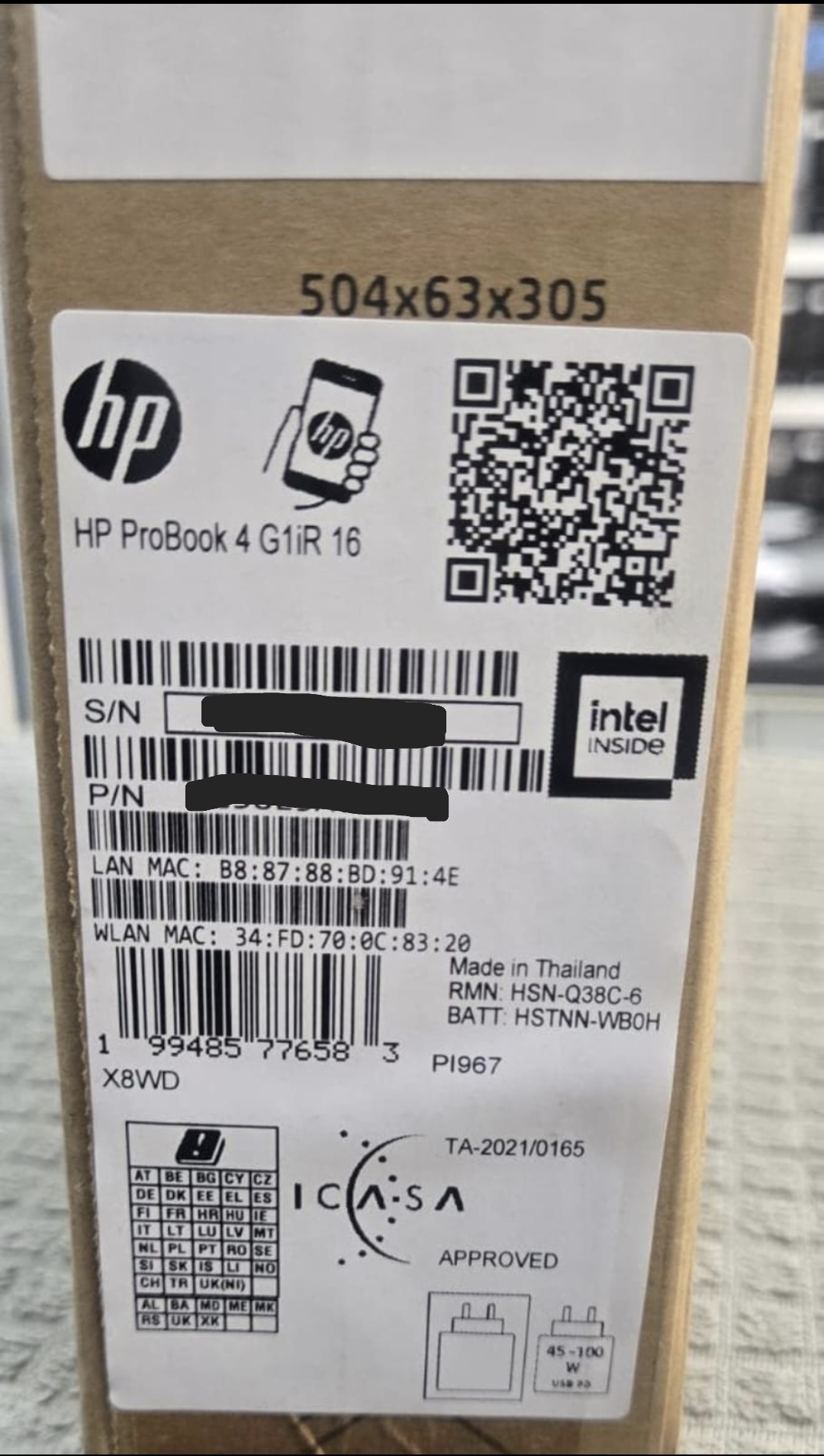 HP ProBook 4 G1iR 16-inch Notebook PC